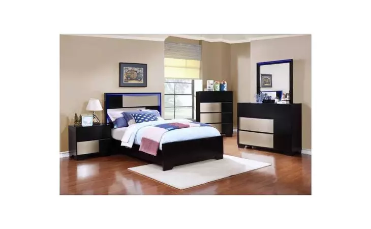 400871T  TWIN BED (BLACK & STERLING)