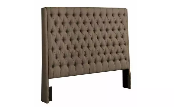 300721QB1  CAMILLE BROWN UPHOLSTERED QUEEN HEADBOARD