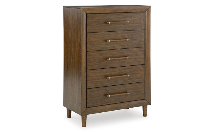 Lyncott FIVE DRAWER CHEST ASHLEY Brown B615-46