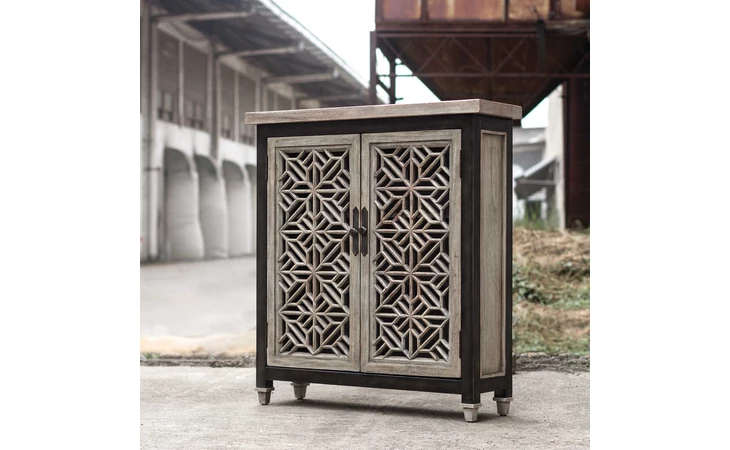 25772 BRANWEN 2 DOOR CABINET UTTERMOST  25772