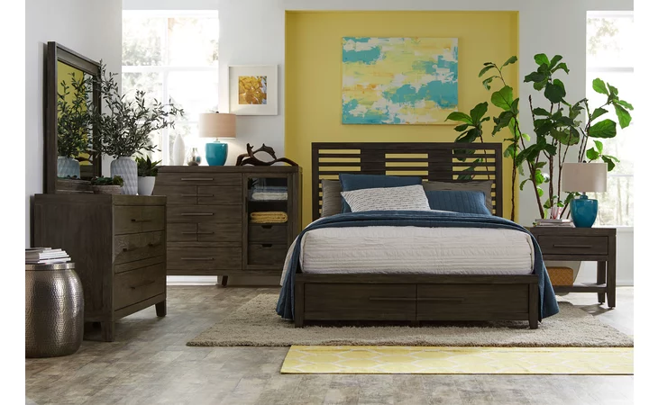 237-540 QUEEN HEADBOARD WOOD PANEL CASANA  237-540