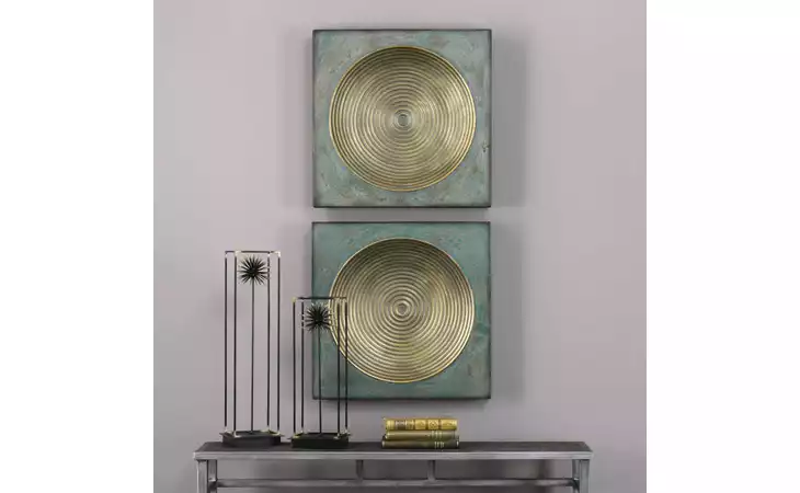 04106 SYBIL METAL WALL DECOR, S/2 UTTERMOST  04106