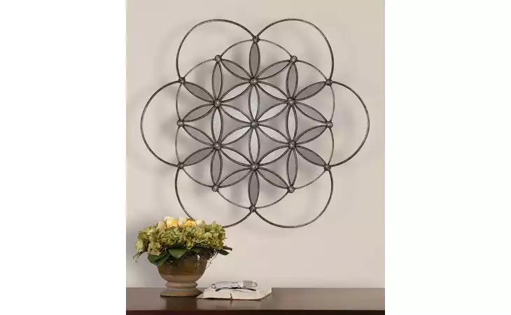 08089 BAIANO MIRRORED WALL DECOR UTTERMOST  08089