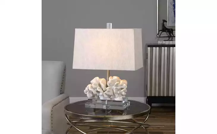 27176-1  CORAL TABLE LAMP