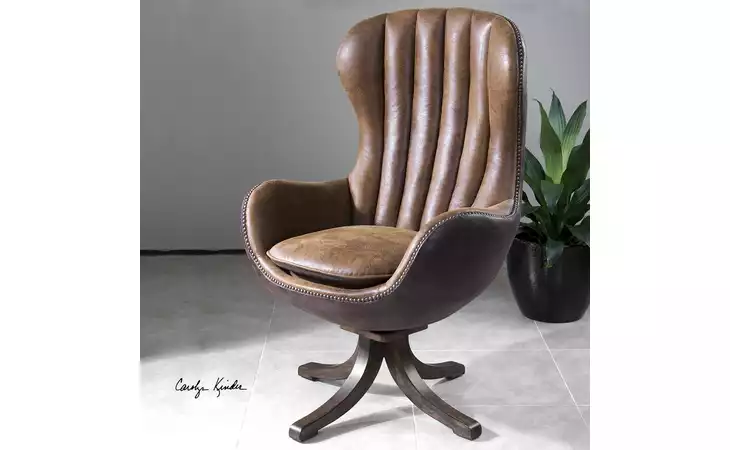 23268 GARRETT SWIVEL CHAIR UTTERMOST  23268