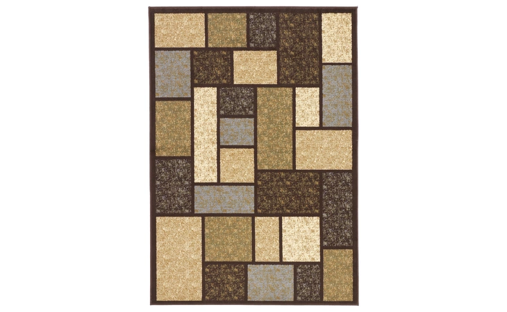 R219002 KESWICK MEDIUM RUG KESWICK BROWN