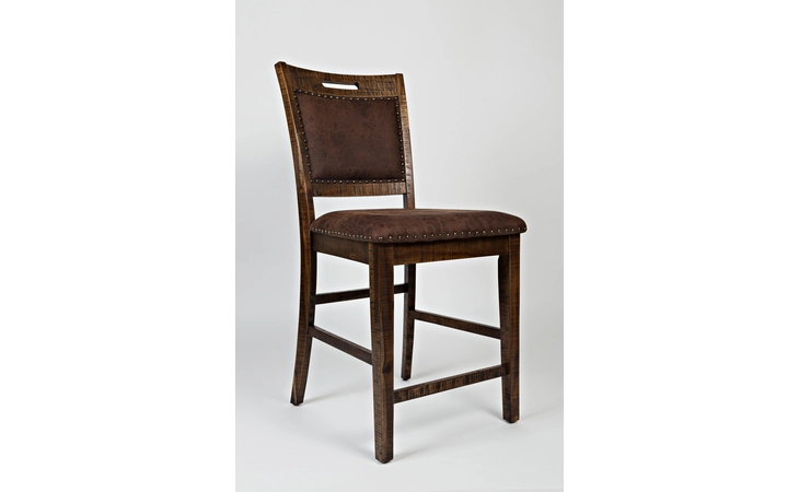 UPH BACK COUNTER HEIGHT STOOL- 2/CTN CANNON VALLEY COLLECTION JOFRAN CANNON VALLEY COLLECTION  1511-BS380KD