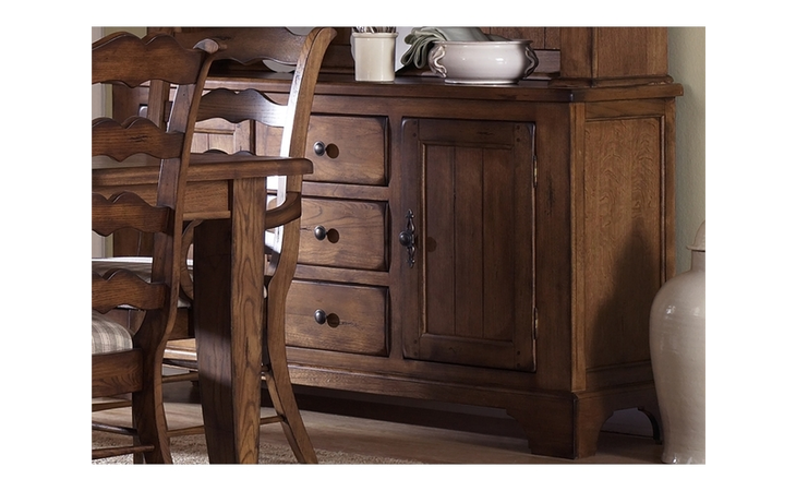 Treasures HUTCH - OAK LIBERTY  17-CH6285