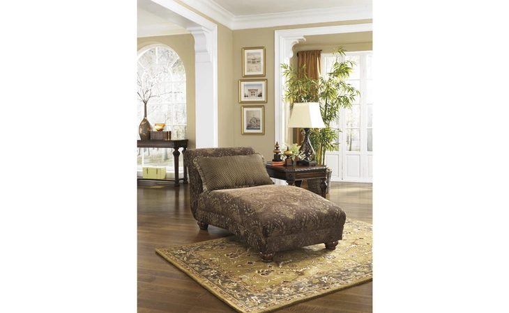 3730015  CHAISE-STATIONARY UPHOLSTERY-STAFFORD - ANTIQUE