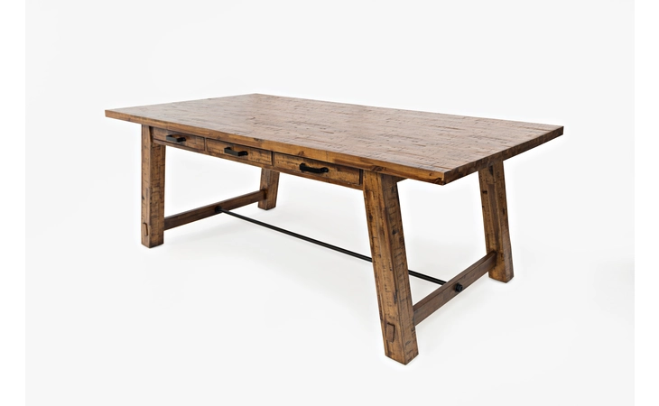 TRESTLE DINING TABLE W/6 DRAWERS CANNON VALLEY COLLECTION JOFRAN CANNON VALLEY COLLECTION  1511-82