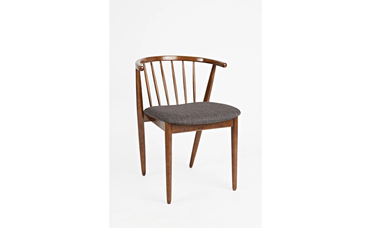 1769-DENMARK COPENHAGEN FINISH DENMARK CHAIR W/UPH SEAT (2/CTN - ASSEMBLED) COPENHAGEN FINISH