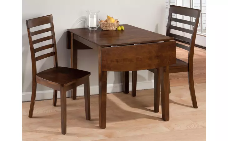 TAYLOR CHERRY FINISH DOUBLE DROP LEAF TABLE TAYLOR CHERRY FINISH JOFRAN  342-48