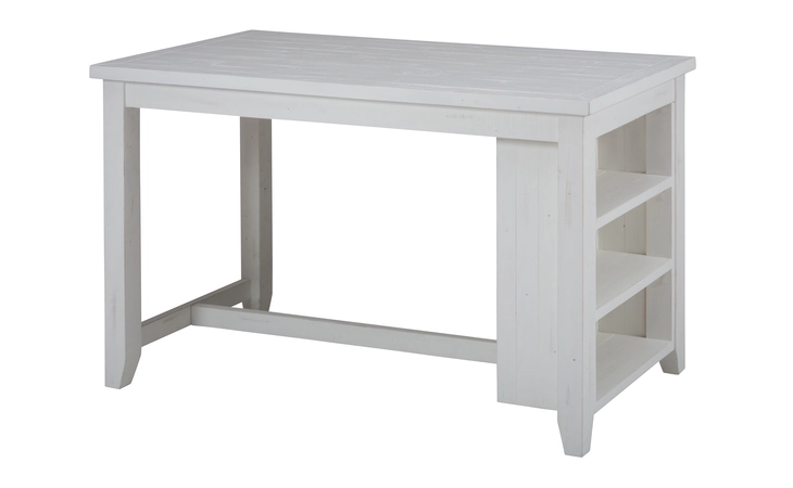 647-60 MADAKET COLLECTION COUNTER HEIGHT DINING TABLE W/3-SHELF STORAGE MADAKET COLLECTION