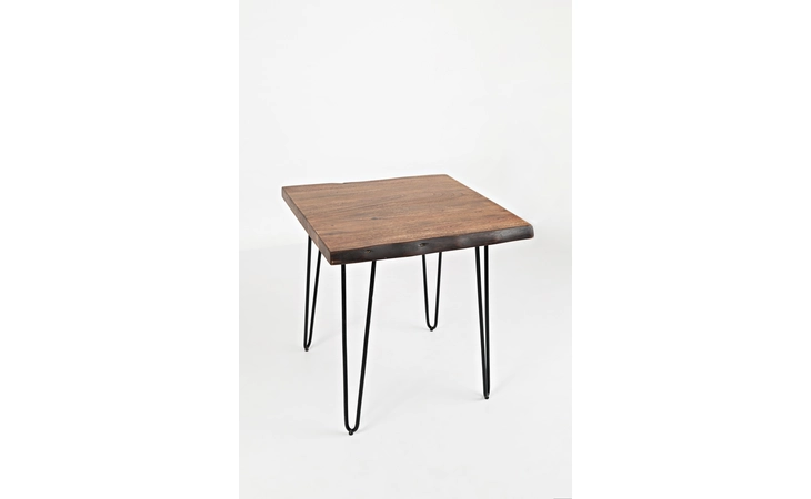 1780-3 NATURE'S EDGE COLLECTION LIVE EDGE END TABLE W/HAIRPIN LEGS NATURE'S EDGE COLLECTION