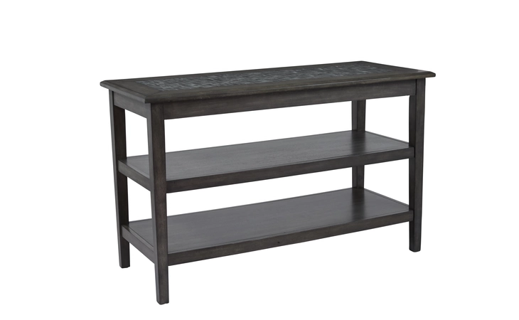 GREY MOSAIC COLLECTION SOFA TABLE W/2 SHELVES GREY MOSAIC COLLECTION JOFRAN  1798-4