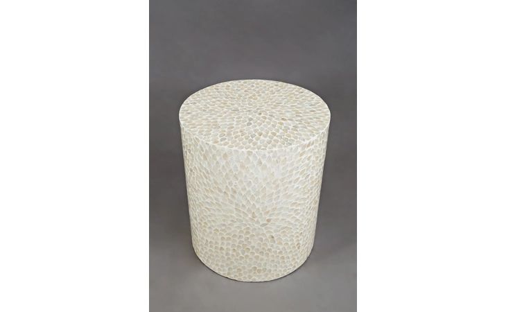 GLOBAL ARCHIVE COLLECTION LARGE CAPIZ ACCENT TABLE - NATURAL GLOBAL ARCHIVE COLLECTION JOFRAN  1730-28NAT