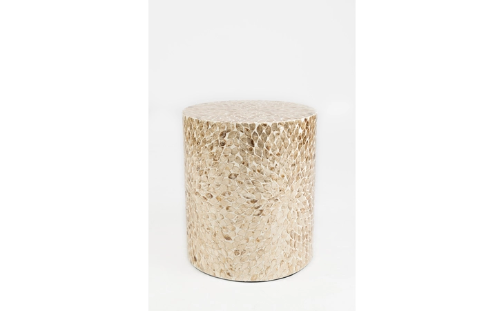 GLOBAL ARCHIVE COLLECTION LARGE CAPIZ ACCENT TABLE - SAND GLOBAL ARCHIVE COLLECTION JOFRAN  1730-28SND