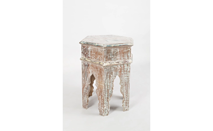 1730-52 HANDCRAFTED BY ARTISANS FROM AROUND THE WORLD ARABESQUE ACCENT TABLE