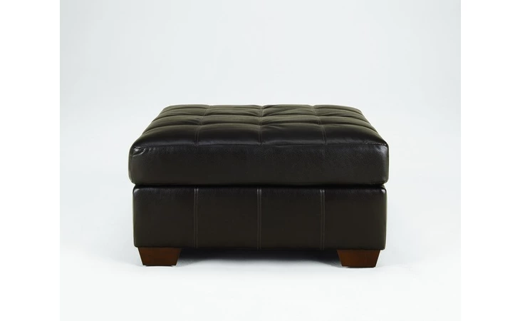 5770008  OVERSIZED ACCENT OTTOMAN-STATIONARY UPHOLSTERY-SAN MARCO - CHOCOLATE