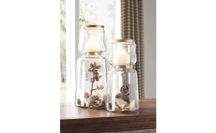 Artemis CANDLE HOLDER SET (2/CN) ASHLEY  A2000324