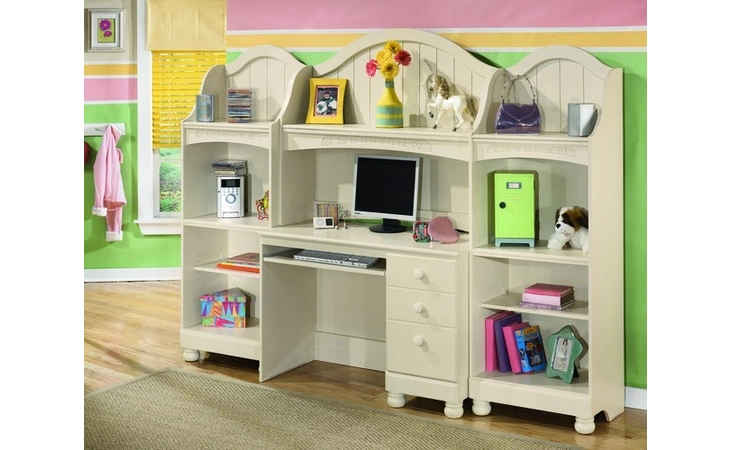 B213-22 COTTAGE RETREAT - CREAM COTTAGE BEDROOM DESK-YOUTH BEDROOM-COTTAGE RETREAT