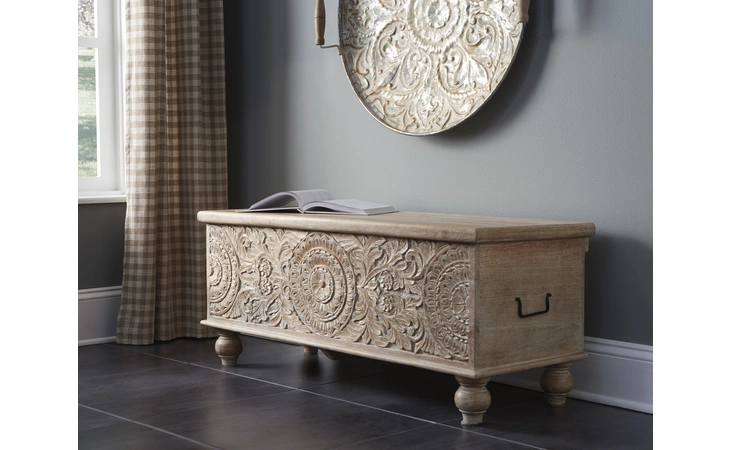 Fossil Ridge STORAGE BENCH ASHLEY Beige A4000039