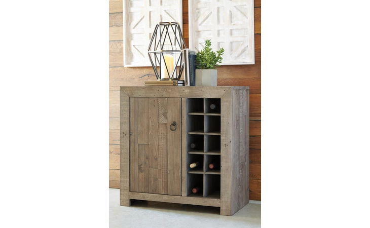 A4000063 FORESTMIN WINE CABINET FORESTMIN GRAY