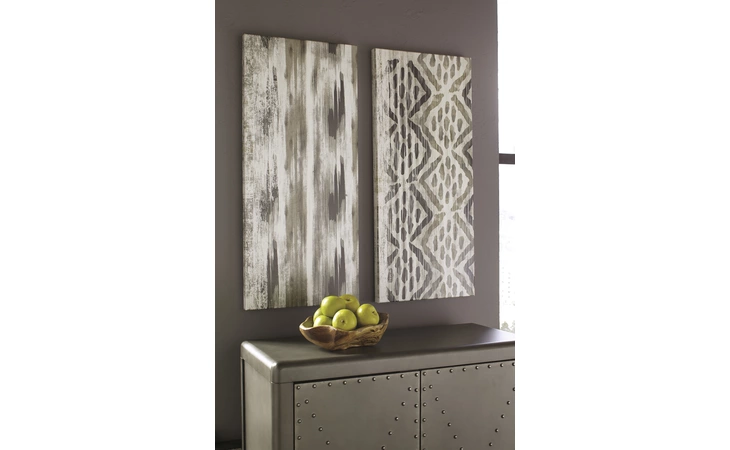 DRAPER WALL ART SET (2 CN) DRAPER ASHLEY  A8000048