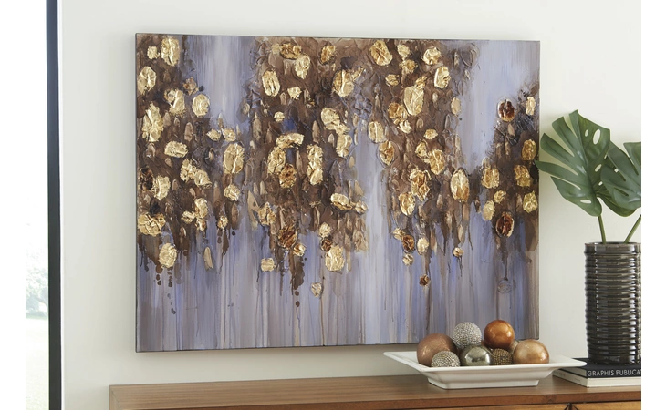 Donier WALL ART ASHLEY Blue/Gold Finish A8000070