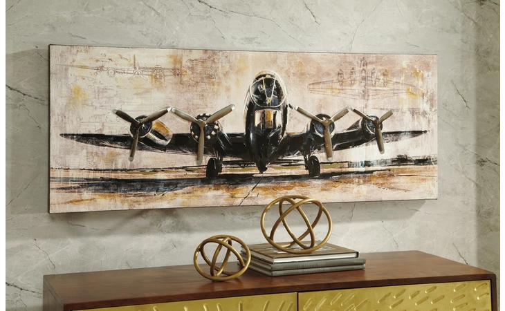 Kalene WALL ART ASHLEY Brown/Black A8000152