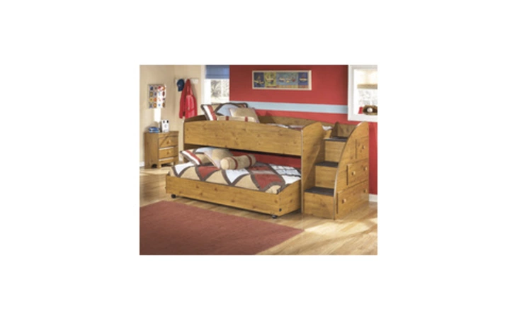 B233-68B STAGES TWIN LOFT CASTER BED
