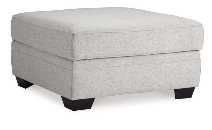 Dellara OTTOMAN WITH STORAGE ASHLEY Chalk 3210111