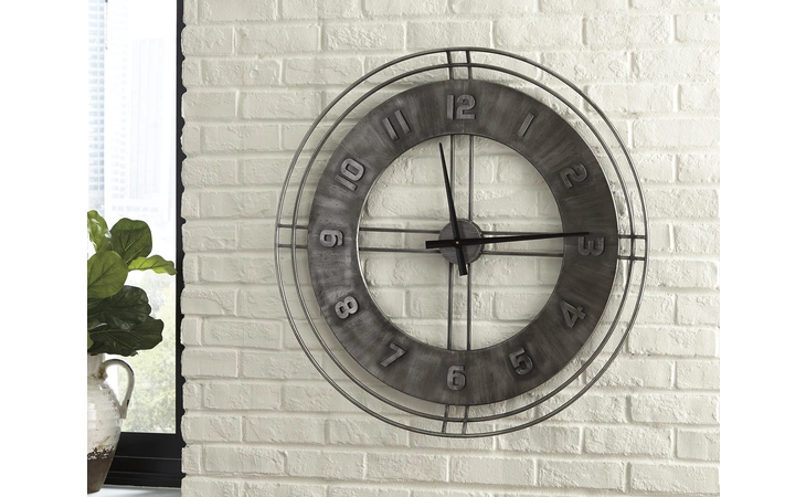 Ana Sofia WALL CLOCK ASHLEY Antique Gray A8010068