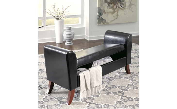 Benches UPHOLSTERED STORAGE BENCH ASHLEY Multi B010-109