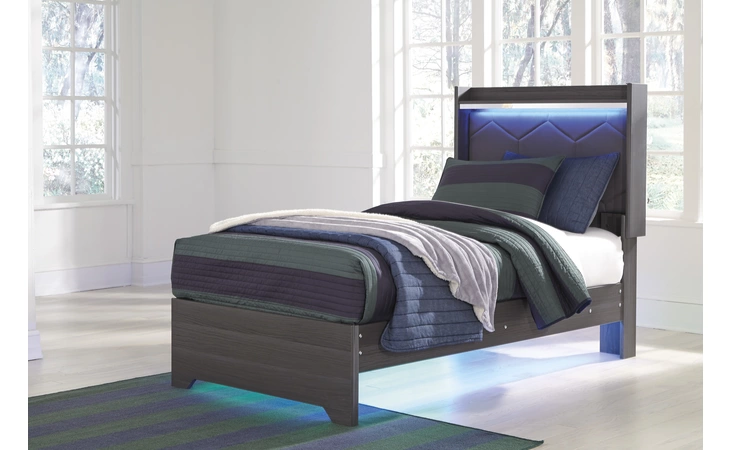 Annikus - Gray TWIN PANEL RAILS ANNIKUS GRAY ASHLEY  B132-83