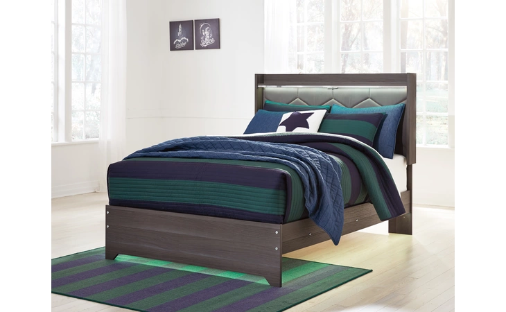 Annikus - Gray FULL PANEL RAILS ANNIKUS GRAY ASHLEY  B132-86