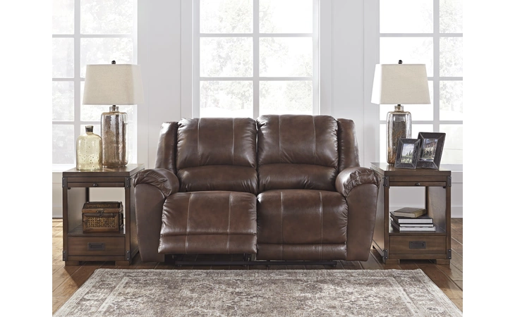 6070274 Leather RECLINING POWER LOVESEAT