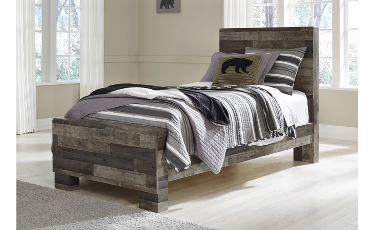 Derekson TWIN PANEL HEADBOARD ASHLEY Multi Gray B200-53