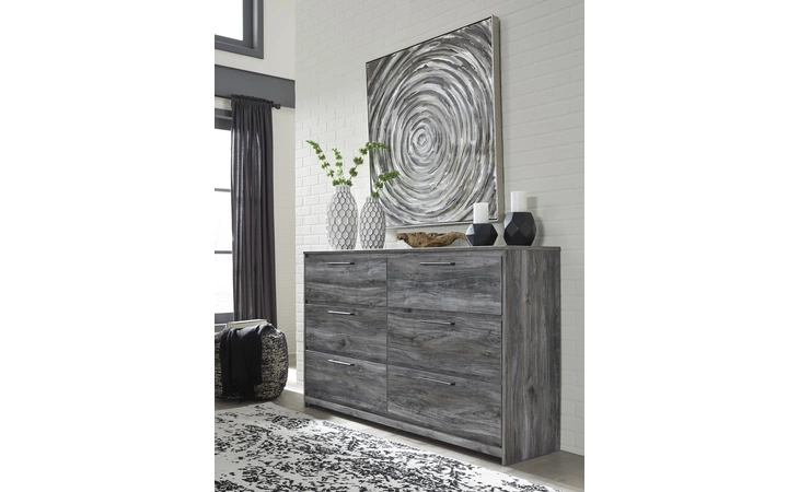 Baystorm SIX DRAWER DRESSER ASHLEY Gray B221-31
