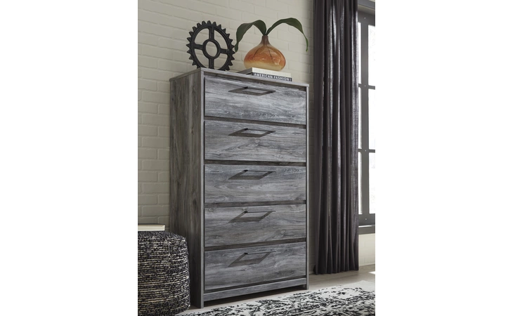 Baystorm FIVE DRAWER CHEST ASHLEY Gray B221-46