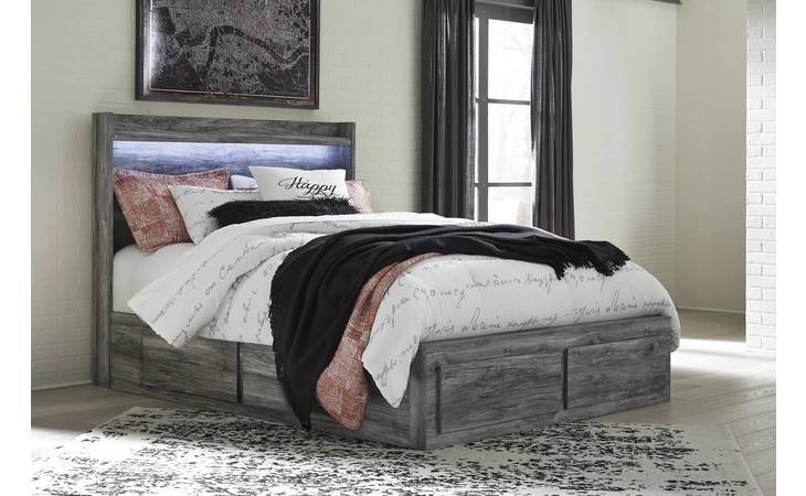 Baystorm QUEEN STORAGE FOOTBOARD ASHLEY Gray B221-54S