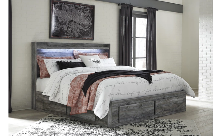 Baystorm KING STORAGE FOOTBOARD ASHLEY Gray B221-56S