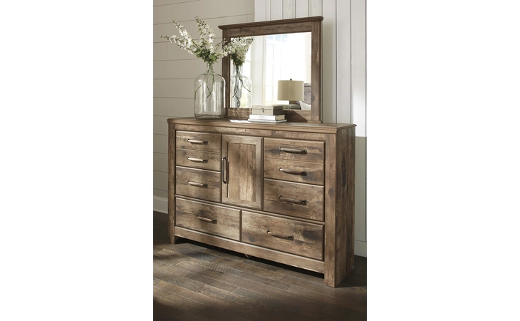 Blaneville - Brown BEDROOM MIRROR/BLANEVILLE ASHLEY Bedroom Mirror B224-36