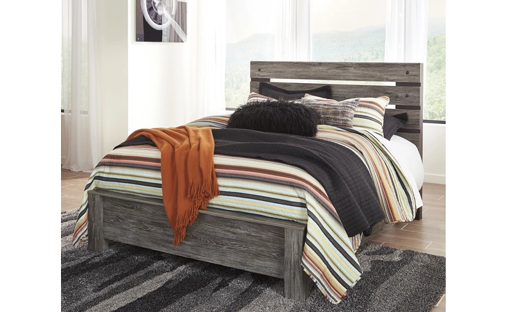 Cazenfeld QUEEN PANEL FOOTBOARD ASHLEY Black/Gray B227-54