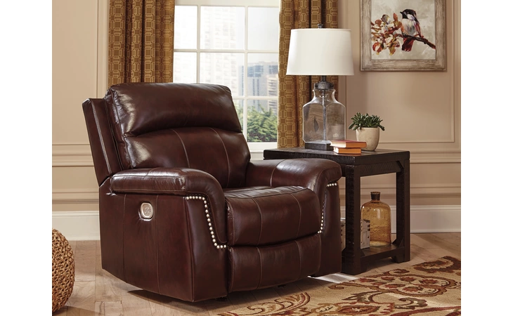 TIMMONS - BURGUNDY PWR RECLINER ADJ HEADREST TIMMONS BURGUNDY ASHLEY  7450113