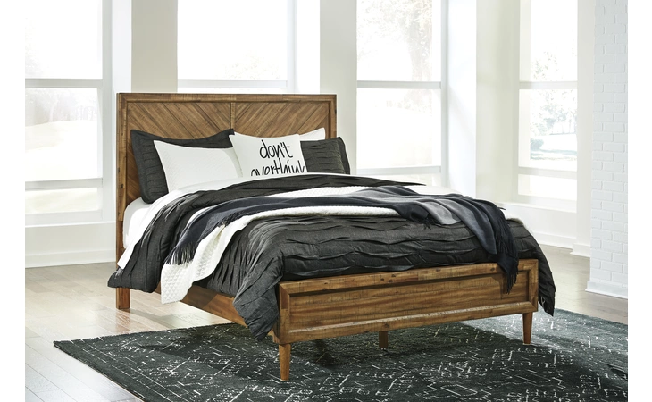 Broshtan KING/CAL KING PANEL FOOTBOARD ASHLEY Light Brown B518-56