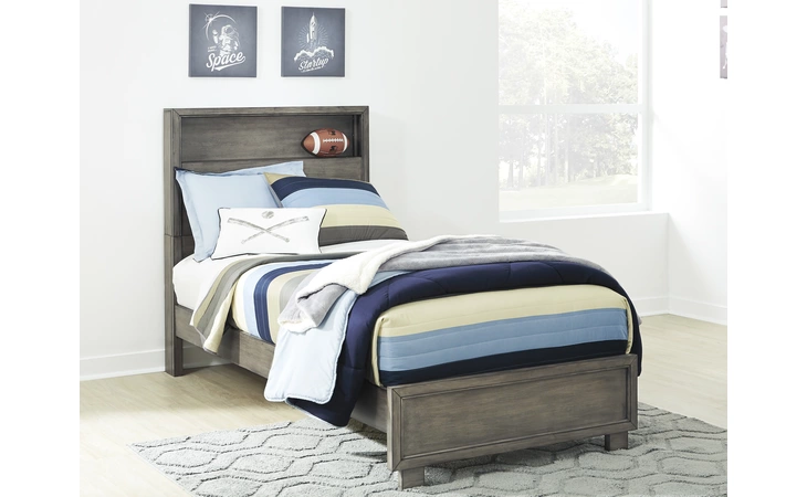 Arnett TWIN BOOKCASE HDBD/FTBD ASHLEY Gray B552-53