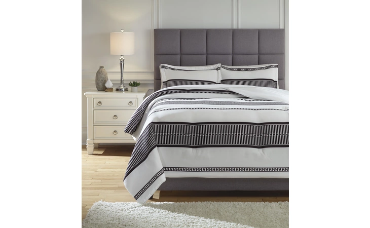 Masako QUEEN COMFORTER SET ASHLEY Queen Comforter Set Q293003Q