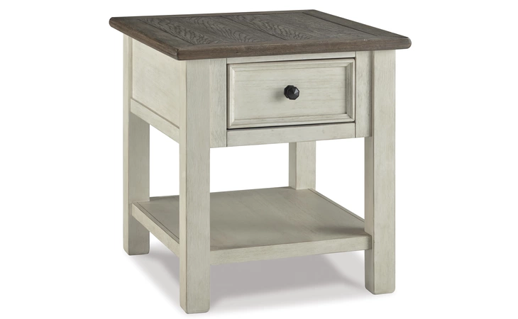 Bolanburg RECTANGULAR END TABLE ASHLEY Two-tone T637-3
