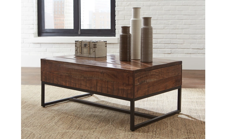 Hirvanton LIFT TOP COFFEE TABLE ASHLEY Lift Top Cocktail Table T842-9